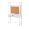 thumbnail image 4 of BYO Kids Ladder Desk with Bulletin Board, Pink/White, 4 of 8