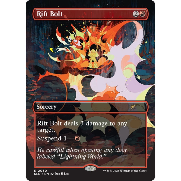 Magic the Gathering Secret Lair Everything Is On Fire (Foil