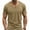 Khaki, variant on Up to 65% off Dianli Moisture-Wicking Workout T-Shirts Solid Plus Size T Shirts V-Neck Short Sleeve T Shirts for Male Active Athleisure T-Shirts Blue XXL