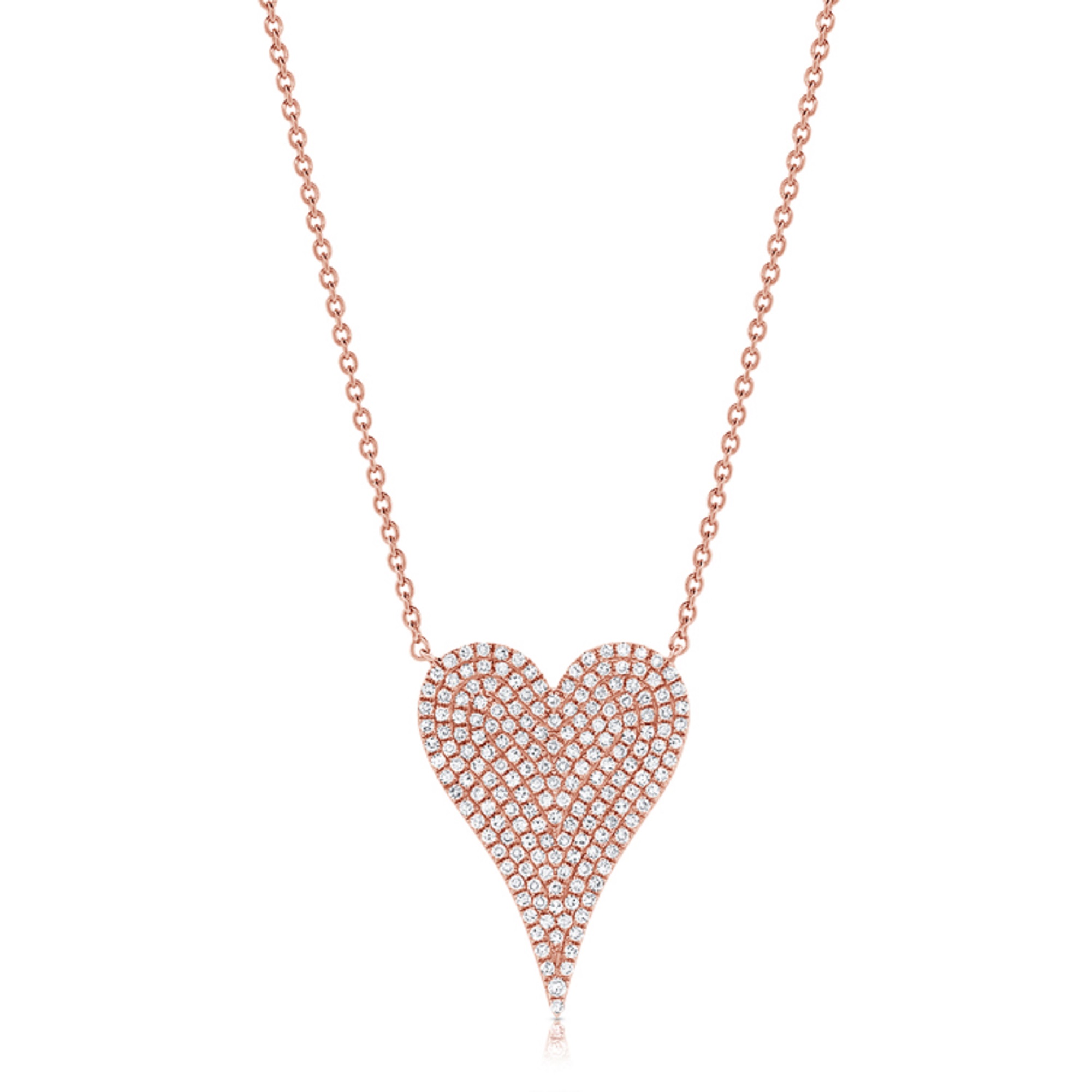 Joelle Diamond Pave Heart Pendant for 