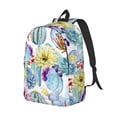 thumbnail image 2 of Daiia Cactus1 Vintage Canvas Backpack for Men and Women ,Hiking Backpack,Travel Laptop Bag for School,Large Capacity Backpack, 2 of 8