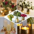 thumbnail image 5 of Efavormart Set of 3 Glass Cylinder Vases with Gold Honeycomb Base Glass Candle Holders - 8" | 10" | 12", 5 of 6