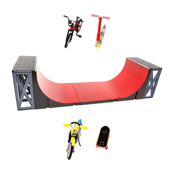5 Pieces Fingerboard Ramp Finger Set Finger Skateboard Ramps Toys for Girls Red Walmart.ca