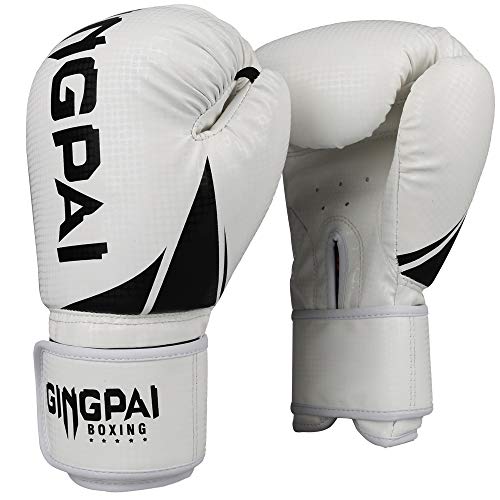 Black Boxing Gloves for MMA Training Punching Bag Kickboxing For Men Women Adult