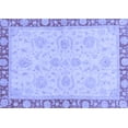 thumbnail image 1 of Ahgly Company Machine Washable Indoor Rectangle Oriental Blue Traditional Area Rugs, 2' x 4', 1 of 4
