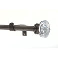 thumbnail image 1 of Levolor Curtain Rod in Antique Silver with Glass Finial, 1 of 1