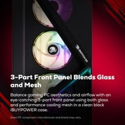 iBUYPOWER Slate Gaming PC Desktop, Intel Core i7 14700F, NVIDIA GeForce RTX 5060Ti 8GB, 32GB DDR5 RGB RAM, 1TB NVMe SSD