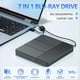 thumbnail image 5 of Unidad Externa de Blu-Ray 7 en 1, Compatible con Discos R/W, Reproductor de DVD y CD, Grabadora Portátil USB 3.0 con Ranura para Tarjeta SD/TF., 5 of 5