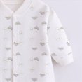 thumbnail image 4 of CAUYDY Infant Boy Clothes Preemie Pajamas for Girls Newborn Long Sleeved One-Pieces Baby Soft Sleepers Fall Winter 3 6 9 Months 1T 2T Sizes 9-12 Months,White, 4 of 6