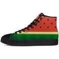 thumbnail image 3 of Aidianart Womens Watermelon High Top Shoes High Top Canvas Sneakers Size 5.5, 3 of 5