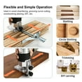 thumbnail image 6 of Hemousy Professional Woodworking Router with 6-Speed & 15 Router Bits Router Trigger for Extended, 6 of 9