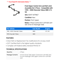 thumbnail image 2 of Front Upper Control Arm and Ball Joint Assembly Set 2 Piece - Compatible with 1995 - 2000 Chevy Tahoe 4WD 5.7L V8 1996 1997 1998 1999, 2 of 2