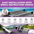 thumbnail image 3 of ERKUL Universal Roof Rack Cross Bars for Naked Roofs - 47" Adjustable Window Frame Crossbars for Cars Without Rails | Bare Roof Rack System Compatible with Most Sedan & SUV Models | Black, 3 of 6