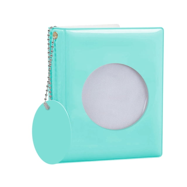 3 Inch Pocket Photo Album with Heart Hollow Design, Pvc Photocard Holder Book for Bank Cards Tickets, Multipurpose Card Organizer Gift, Photo Album X1
