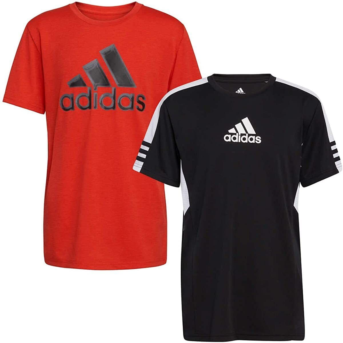 adidas Youth Boy's 2 Pack Performance short sleeve t-shirt