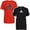 Red/Black, variant on Men's Primegreen Aeroready T-Shirt (Black, X-Large)