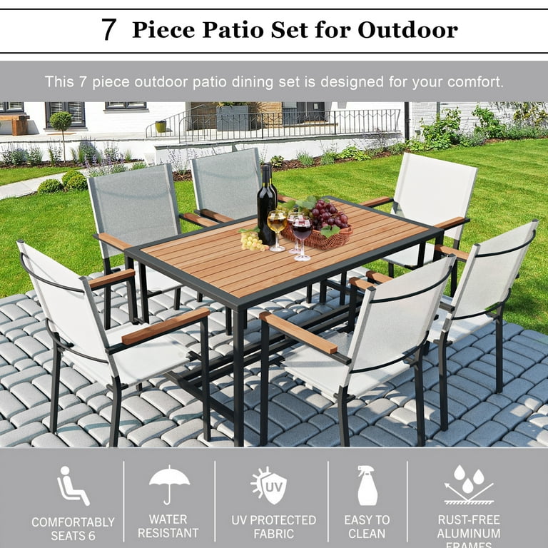Walmart small patio table with umbrella hole clearance