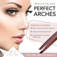 thumbnail image 6 of Majestic Bombay Pointy Slanted Tweezers for Women Sharp Tweezers for Hair Removal, Rose Gold, 2 Pack, 6 of 7