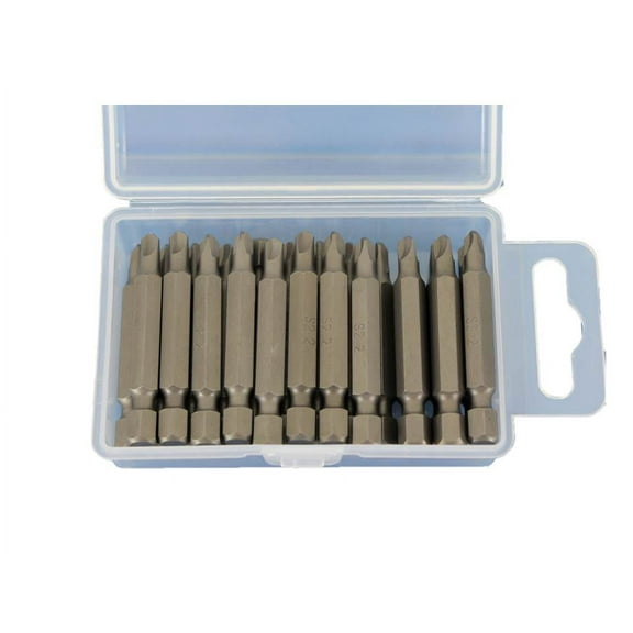 TEMO 25 pc Tri Wing #2 2 Inch (50 mm) Screwdriver Insert Bits