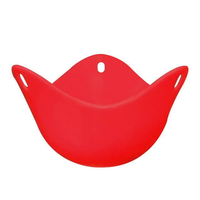 Billuyoard Escalfador de huevos, taza de silicona para furtiva, lavable, reutilizable, para el hogar, comedor, Bar, restaurante, cocina, desayuno, Cocina y Comedor Rojo Billuyoard HA067710-06