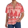 thumbnail image 3 of KLL Gnomes Hold The Letters LOVE Print Men's Shirt Short Sleeve Button Down Summer Cuba Beach Shirts- 3X-Large, 3 of 7