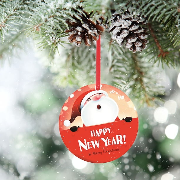 onlyliua Buscador de Regalos Delicado Colgante Navideño de Hierro Forjado con Forma de Árbol de Navidad