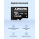 thumbnail image 5 of Tarjeta micro SD AZDOME Tarjeta de memoria microSDXC de 256 GB, 5 of 5