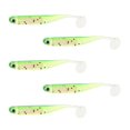 thumbnail image 2 of Paquete de 5 señuelos Shad Swimming Soft T Tail Tiddler para lubina re, 2 of 7