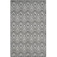 thumbnail image 2 of SAFAVIEH Kilim Rachyl Geometric Diamonds Wool Area Rug, Charcoal, 5' x 8', 2 of 6