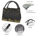 thumbnail image 4 of Fotbe Happy New Year Bolsa Térmica Portátil con Estampado, Bolsa de Entrega de Alimentos Aislada, Bolsa Reutilizable de Gran Capacidad para Comidas y Supermercado, 4 of 6