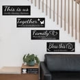 thumbnail image 4 of Letreros decorativos Joyhawk THIS IS US/TOGETHER/BLESS THIS HOME/FAMILY, 4 of 7