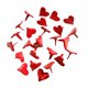 thumbnail image 5 of Mini clavos de hierro de 200 Uds., sujetadores de papel decorativos con estampado hecho a mano en forma de corazón para álbum de recortes, proyectos , Rojo Macarena Sujetadores de papel, 5 of 8