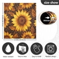 thumbnail image 3 of B01P22035BZSMCE Dishwasher Magnet Cover Magnetic Sticker Creatively Golden Sunflower Patterns Printed 23"x26", 3 of 6