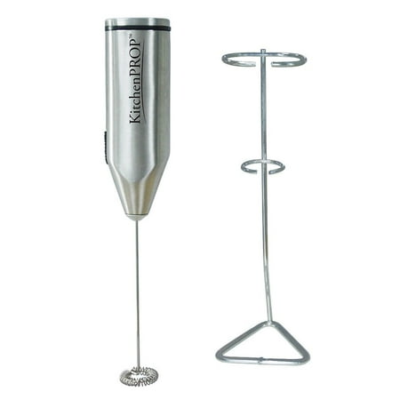 frother stand kitchenpro milk portable stainless electric steel