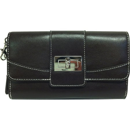 George Smooth Tab Everything Wallet, Brown