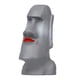 thumbnail image 3 of Figura Moai de la Isla de Pascua de 1,9 pulgadas para decoración de mesa de comedor. Estilo B, 3 of 9