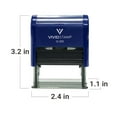 thumbnail image 3 of (3 pack) All Quality Memorial Day Self-Inking Rubber Stamp | Agenda Planning Stamps (Blue Ink) - Q-200, 3 of 7