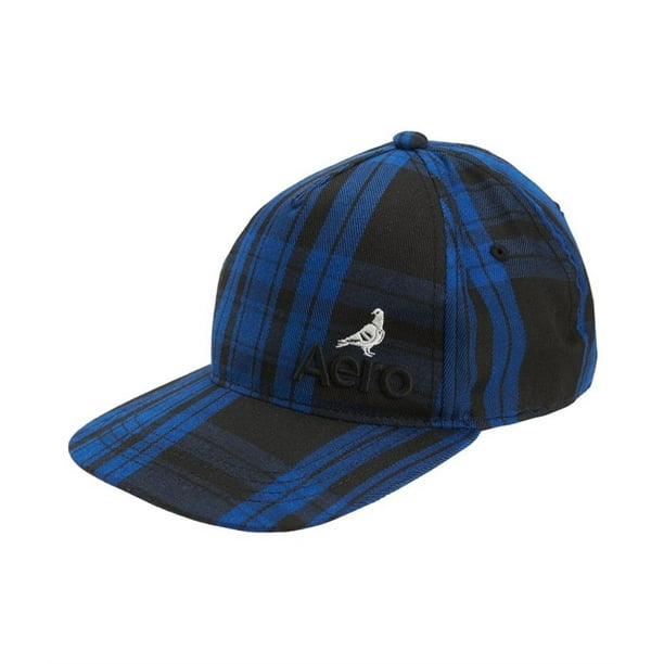Gorra de beisbol ajustable Aeropostale Aero Skate Plaid negro talla única - Main Image