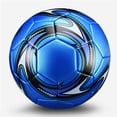 thumbnail image 1 of Taille 5 Football Standard Taille 5 Football Balle Étanche Campus de Football Résistant à l'Usure pour la Compétition d'Entraînement Bleu pour 11 Personnes, 1 of 1