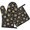 Pioneer Flower Floral Print Pattern-3, variant on Pioneer Flower Floral Print Pattern 1-Pack Oven Mitts Set, Heat Resistant Kitchen Gloves, 7.7" X 12"