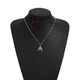 thumbnail image 5 of Collar con colgante de letra mayúscula en inglés, collar dorado, estilo cubano, 26 unidades, 5 of 5