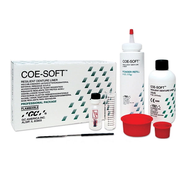 GC CoeSoft Professional Package Soft Denture Reline Material