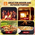 thumbnail image 3 of Natural Fire Starter for Campfires: All Weather Firestarters - Odorless Charcoal Starters Grill | Pit Indoor Fireplaces BBQ Wood Stove Smoker 72 Counts, 3 of 4