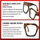 thumbnail image 5 of Gafas De Moda Extragrandes Con Filtro De Luz Azul Para Mujer Y Hombre. Gafas De Ordenador Con Montura Cuadrada Grande Y Moderna., 5 of 7