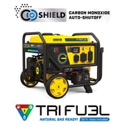 Champion 4000-Watt Electric Start Tri Fuel RV Ready Portable Generator with CO Shield®