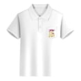 thumbnail image 3 of Hiiyo Polo de Fin d'Études pour Tout-Petits Garçons, Manches Courtes, T-Shirt Décontracté, Tailles 3-14 et Husky, 3 of 3