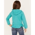 thumbnail image 4 of Wrangler Girls 112317733 Girls  Hoodie with Logo XXL Teal, 4 of 4