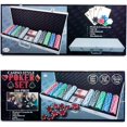thumbnail image 2 of Tradeopia 500 Chips Poker Set, Includes: 1 Dealer Chip, 2 Playing Cards Deck, 5 Red Dice, Aluminium Case, Texas Holdem Poker Set, 2 of 7