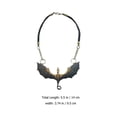 thumbnail image 2 of BESTYASH Collar De Con Colgante Dragón En Negro Para Estilo Chic Y Uso En Viajes, 2 of 8