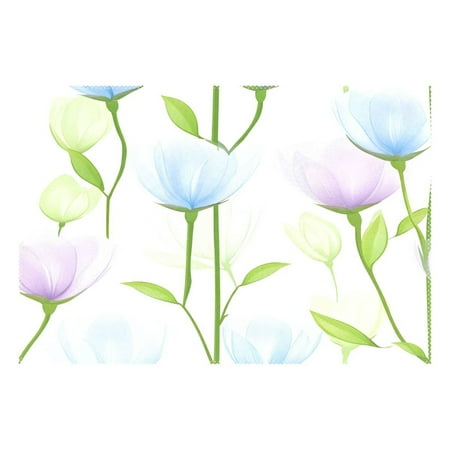 

Soft Floral Design 12x18in Heat-Resistant Non-Slip Place Mat Durable and Wrinkle-Resistant